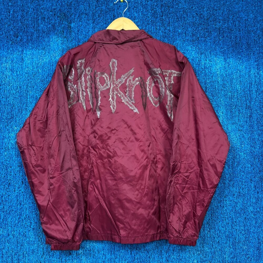 Slipknot Nu Metal Band Snap Down Coach Windbreaker Jacket S